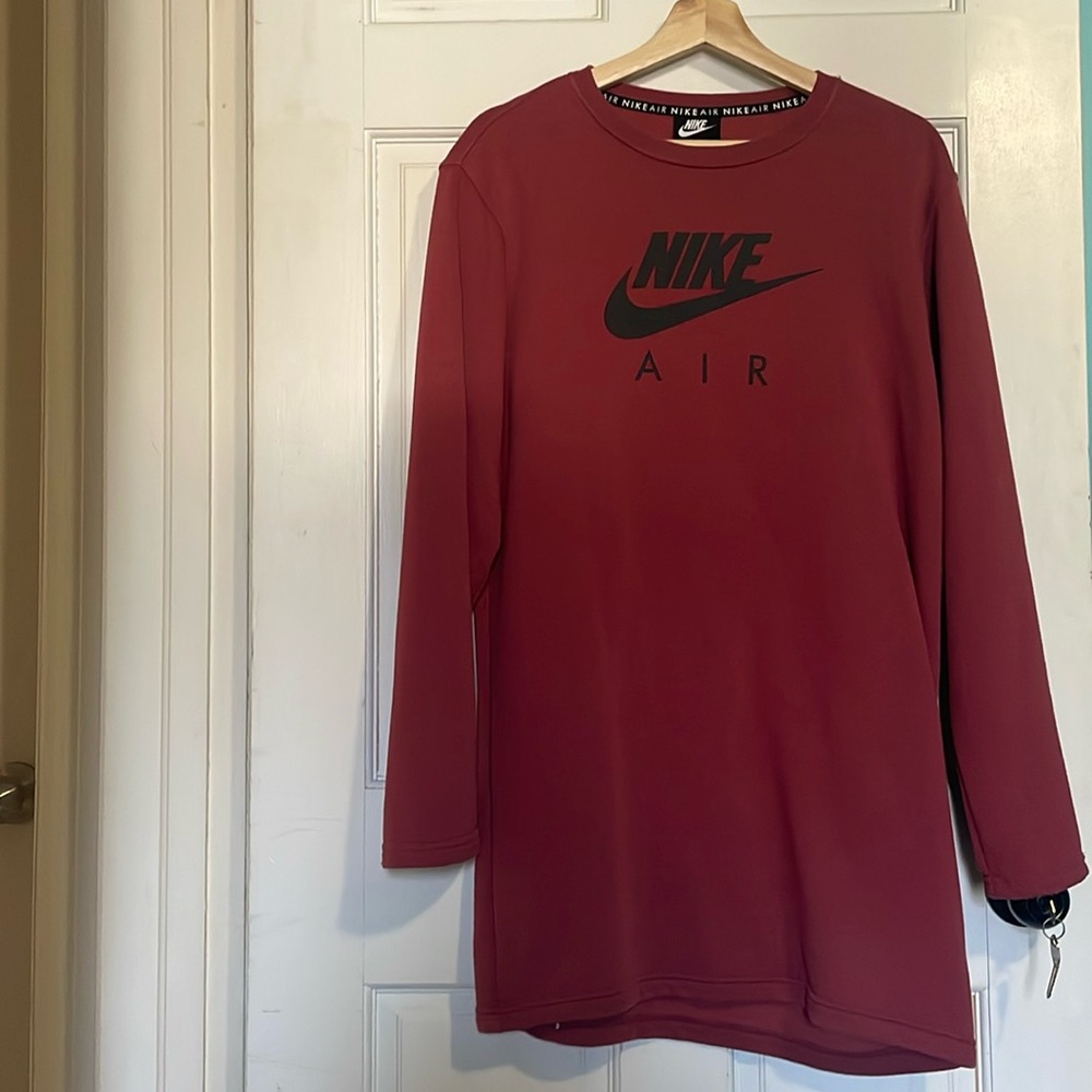 NIKE off pink sweater dress